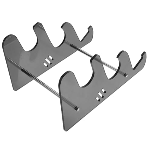 Housoutil Lightweight Acrylic Keyboard Holder Tier Display Stand for Easy Mobility and Use