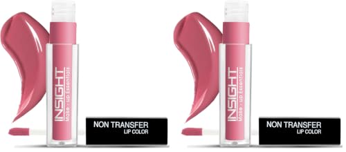 Image of INSIGHT Non Transfer Liquid Lipstick- Ferocious Pink| Waterproof| Matte Finish| Transfer & Smudge Proof| Lightweight| 12 Hr Wear| Highly Pigmented 4 ml (Pack of 2)