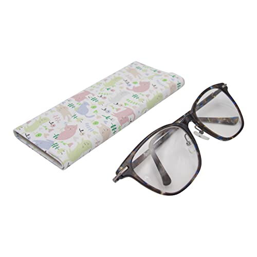Image of Real Sic Glasses Case for Men and Women - Magnetic Folding Hard Shell Sunglass Holder - Inspired by Adorable Animals