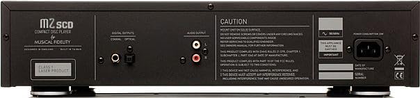 Musical Fidelity M2SCD CD Player with Remote, Black