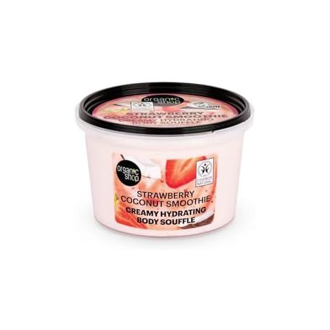 Organic Shop Strawberry Coconut Smoothie Body Souffle Cover