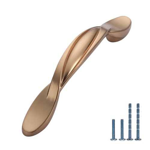Image of Asidrama 30 Pack 3 Inch(76mm) Champagne Bronze Cabinet Pulls Heavy-Duty Solid Kitchen Cabinet Handles Champagne Gold Drawer Hardware for Bathrooms Cabinets