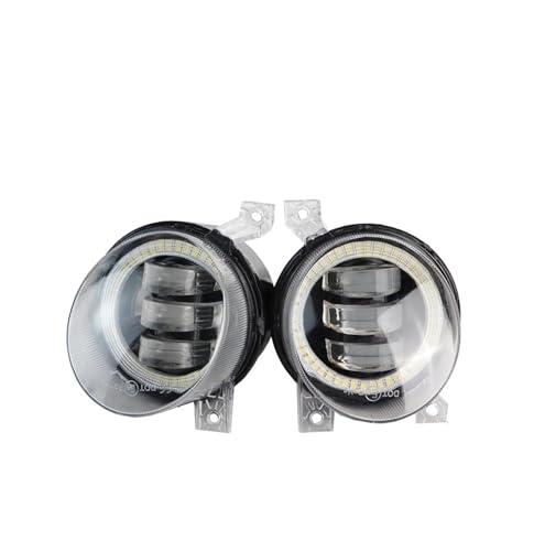 Feux de jour LED Jetta A5 MK5 antibrouillard Canbus avec anneau Angel Eye jaune voiture