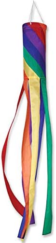 Spiral Rainbow Column Windsock, 40"