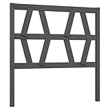 Bois de pin massif gris : la surface massive montre clairement les branches et un grain droit. Le bois robuste s'avère être une protection murale durable qui résiste à l'abrasion et aux petits chocs au quotidien, ce qui rend le lit arrière comme neuf plus longtemps.