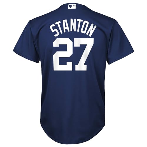 Giancarlo Stanton New York Yankees MLB Kids Youth 8-20 Navy Alternate Player Jersey, Azul marino, 14