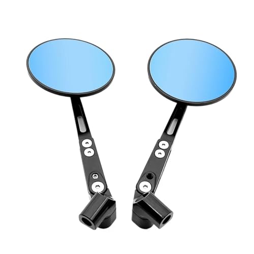 Espejos de motocicleta universal para rutas en scooter y moto urbana manillar de aluminio