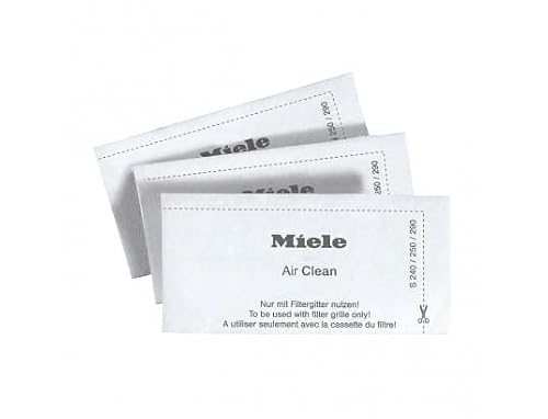 Miele AirClean Filters, for Everyday Freshness at Home, Pack of 3, White