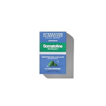 Somatoline SkinExpert, Integratore Cellu Expert, Integratore Riduttore degli Inestetismi della Cellulite, con Sod B Dimpless, 30 Compresse