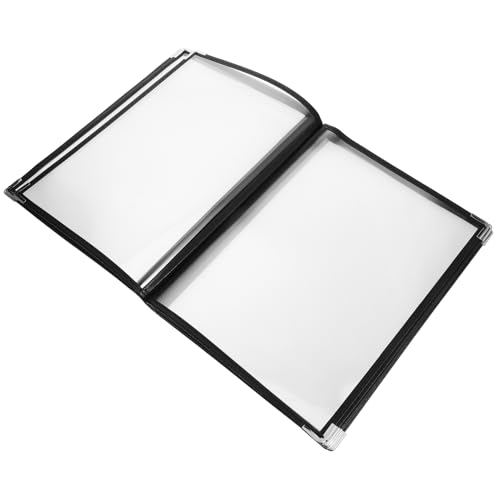CHILDWEET Menu Folder Menu Holder Men Books Order Menu Book Menu Cover Restaurant Menu Covers Clear Menu Book Menu Cover Holder Menu Protector Menu Cover Clear Transparent Menu Cover PVC