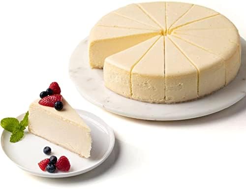 David’s Cookies Dreamy Cheesecake 10” with 14 Servings - No Added Sugar Fresh Bakery Dessert - Quality Cakes for Delivery - Great Birthday Gift Idea