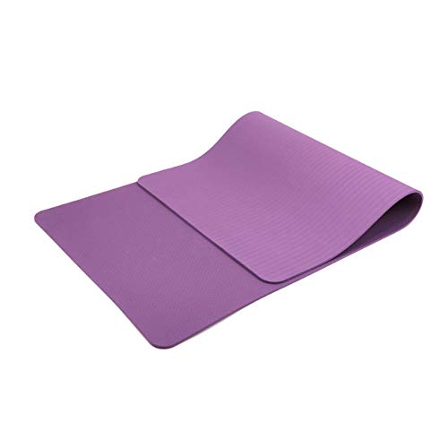 Lanxing Yoga mat double sided Non-Slip Durable Workout Mat TPE Material Eco Friendly Anti-Tear workout mat for Pilates gymnastics stretching Fitness Workout with Free Carry Strap Camouflage