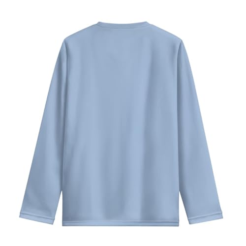 Girls Long Sleeve Shirts Aesthetic Crewneck Tee Shirts Size 3-162