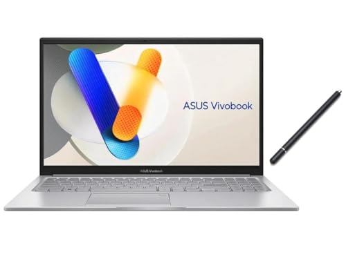 Vivobook Laptop 15.6" FHD Touchscreen | 10-Core Intel 7 150U | Intel Iris Xe Graphics | Webcam | Backlit |Silver | 16GB RAM | 1024GB SSD | Windows 11 Home | Bundle with Stylus Pen