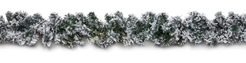 Image of Premier Flocked Woodcote Garland 2.7m - FTG207016-ST