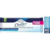 Toalhas Umedecidas Tena Confort 40 unidades