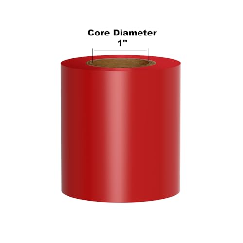 Ruban transfert thermique rouge 5.8cm x 240m pour imprimante DuraLabel