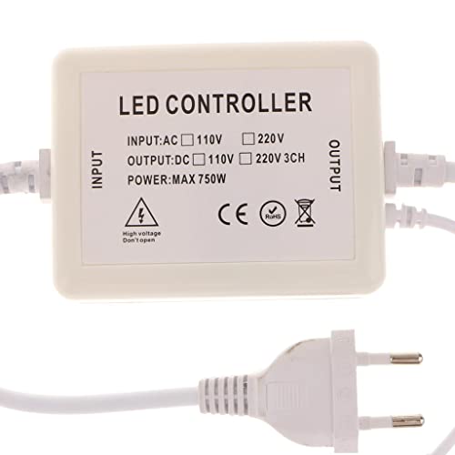 Image of 20-Key LED Remote Controller for RGB Strip Light, DIY Lighting Modes, 220V- EU Plug|Home & Garden | Lamps, Lighting & Ceiling Fans | Lighting Parts & Accessories