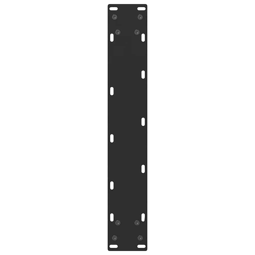 vidaXL Patas para Mesa de Bar Negras (2 Unidades, 50 x 90-91 cm, Acero)