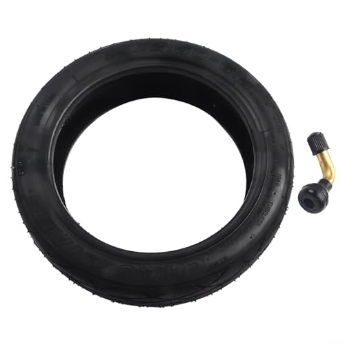 Electric Scooter Wheel, 10 Inch Electric Scooter Tubeless Tyre with Gas nozzle 10x2.50-6.5 60/70-6.5 Solid Tyre For Ninebot Max G30,233x233x68mm