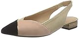 Material de la suela: Goma Geox D CHARYSSA B, Ballet Flat Mujer, Coral Negro, 38 EU