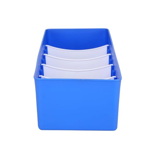 Image of Cutting EDGE Stackable Storage Drawer Organiser, Set of 4 (Blue)