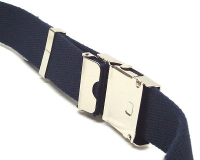 Ceinture ruban en chanvre 2V79 avec boucle de secours sanitaire Croix Esculapio