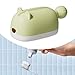 SiaBiced Toothpaste Squeezer Roller Toothpaste Tube Wringer Seat Holder Stand, Cartoon, Bathroom, Wall Mounted or Standing Dispenser, Green