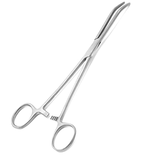 Aaprotools 8" Curved Hemostat Forceps - Stainless Steel Locking Tweezer Clamps - Ideal Hemostats For Nurses, Fishing Forceps, Crafts And Hobby #TOP18