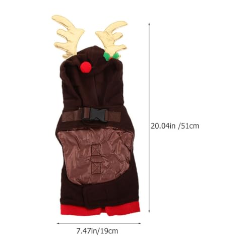 Disfraz Navideño para Perro Ipetboom Talla 51 cm miniatura 2