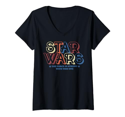 T-shirt Star Wars original col V pour look pop en festival