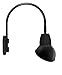 RAB Lighting GN4LED13YAD11B Gooseneck Style 4 13W Warm LED 11 Angled Dome Shade, Black