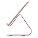 elago M2 Stand [Rose Gold] - [Premium Aluminum][Angled for Video Calls][Cable Management][Modern Design][Compatibility] - for All iPhones, Galaxy, and Other Smartphones