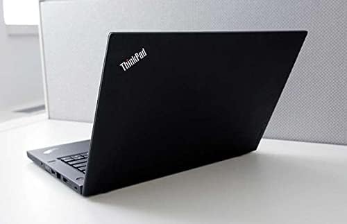 Rear angled view of the Lenovo Thinkpad T460, emphasizing its robust build and design from the back.