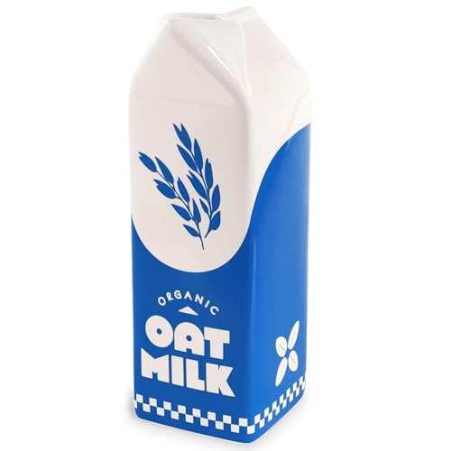 ban.do Vintage Inspired Rise and Shine Decorative Ceramic Vase, Unique Home/Kitchen/Office Accent, Oat Milk - Image 2