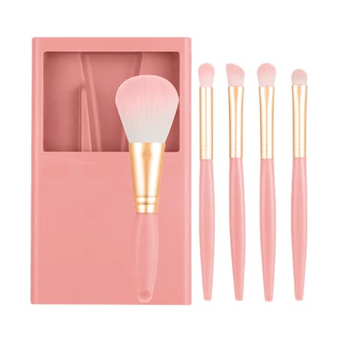 Brocha para colorete, brocha para sombra de ojos, brochas faciales con mezcla, brochas para polvo con mango duradero, aplicación de corrector, kit de aplicación de maquillaje para