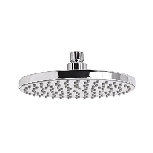 Viking ABS Rain Shower-Round – High Pressure Rain - Quality Luxury Design with thread size 15mm, Inner, Dia 200mm with Polished CP – Easy Clean Adjustable Replacement for Your Bathroom Shower Heads (B07D74PNW8) Amazon Price History, Amazon Price Tracker