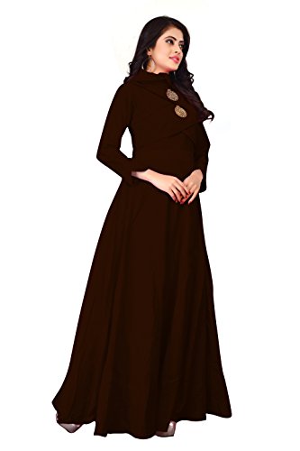 Image of DHRUVI TRENDZ Women's Cotton Regular Fit Kurta