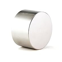 AOMAG 350Lbs Dia 50x30mm Super Strong Rare Earth Neodymium N52 Round Disc Cylinder Magnet 2 x 1.18" +/-0.05mm