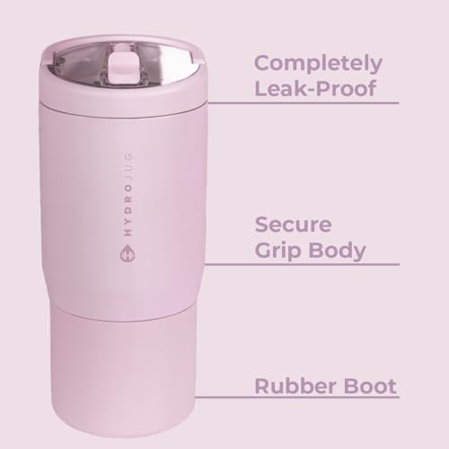 Image of HydroJug Sport 14 oz Insulated Kids Water Bottle with Straw, Sweet Pea