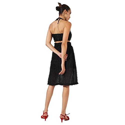 Image of Campus Sutra Women's Co-Ord Set For Casual Wear | Polyester Breathable Fabric Clothing Set Crafted With Comfort Fit And High Performance For Everyday Wear |