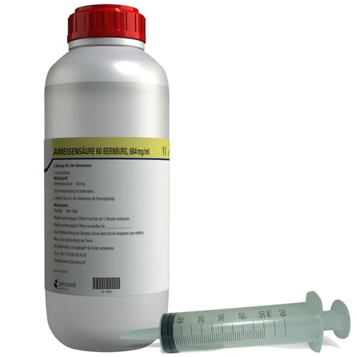 APIFORMES Set - Ameisensäure 60-1 l + Dosierspritze