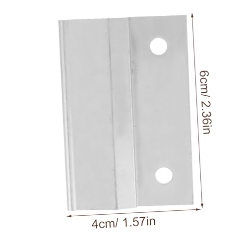 Image of Outanaya 4pcs Heavy Duty Picture Hangers Aluminum Mount Brackets French Cleat Bracket for Wall