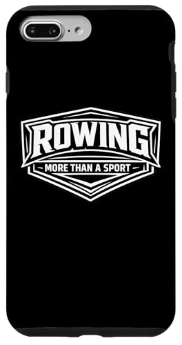 Rowing More Than A Sport Row Crew �`�[�� ���[���[ �A�X���[�g�̌��t �X�}�z�P�[�X iPhone 7 Plus/8 Plus �p