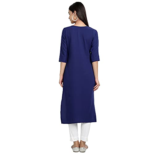 Image of Women's Crepe Regular Kurta