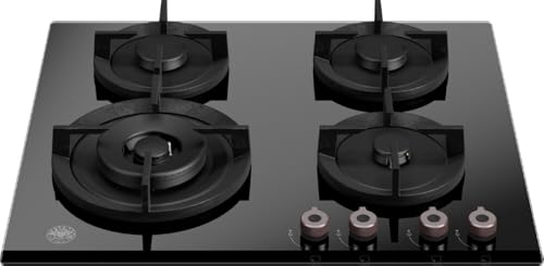 Bertazzoni P604LPROGNE piano cottura Nero Da incasso 60 cm Gas 4 Fornello(i)