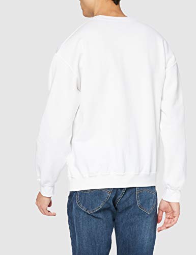Image of Gildan Men's Heavy Blend Crewneck Sweatshirt - Large - White