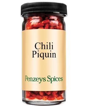 Chili Piquin By Penzeys Spices .9 oz 1/2 cup jar Pack of 1
