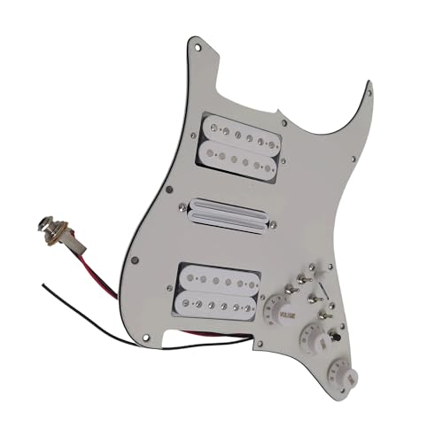 Pickguard pré câblé HSH avec micro double bobine Alnico 5 pour guitare électrique