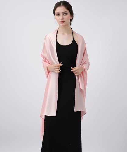 Women's Scarf Soft Silk Satin Shawls and Wraps for Evening Dresses Wedding Long Large Scarves Beach Sun Protection2